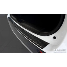Zwart RVS Achterbumperprotector  Suzuki Vitara II 2015-2018 & FL 2018- inkl. Hybrid 'Ribs'