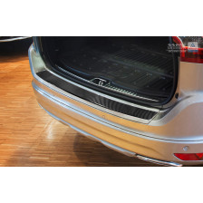 Carbon Achterbumperprotector passend voor Volvo XC60 2013-2016 Zwart Carbon