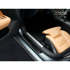 3D Zwart Carbon Instaplijsten  Volvo S60 III & V60 II 2018- 4-delig