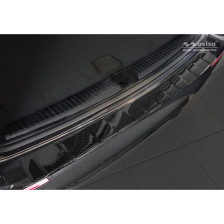 Echt 3D Carbon Achterbumperprotector passend voor Mercedes E-Klasse W213 Kombi 2016-