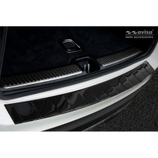 Echt 3D Carbon Achterbumperprotector passend voor Mercedes GLC 2015-2019 & FL 2019- 'Ribs'