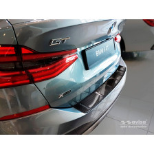 Echt 3D Carbon Achterbumperprotector passend voor BMW 6-Serie Gran Turismo G32 2017- 'Ribs'