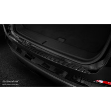 Echt 3D Carbon Achterbumperprotector passend voor BMW X4 F26 2014-2018 'Ribs'