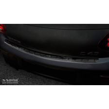 Echt 3D Carbon Achterbumperprotector  Mercedes C-Klasse Coupe (C205) AMG 2015-2021 'Ribs'