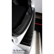 Echt 3D Carbon Achterbumperprotector passend voor Mitsubishi ASX Facelift 2019- 'Ribs'
