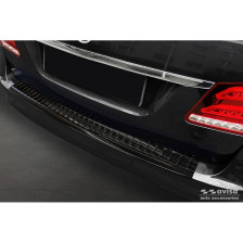 Echt 3D Carbon Achterbumperprotector passend voor Mercedes E-Klasse Kombi FL 2013-2016 'Ribs'