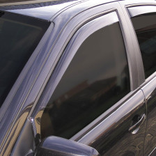 Zijwindschermen Dark  Nissan Pickup D22 2/4-deurs 1998-2004 (manuele spiegel bediening)