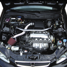 Aluminium Luchtfilterbuis passend voor Honda Civic/CRX 1988-1992 excl. 76mm luchtfilter