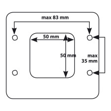 Luchtmassameter-Adapter tbv Bosch Injectiesystemen - 76mm aansluiting