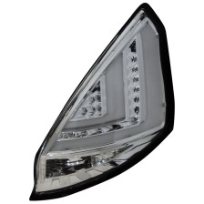 Set LED Achterlichten  Ford Fiësta VII 3/5-deurs 2008-2012 - Chroom
