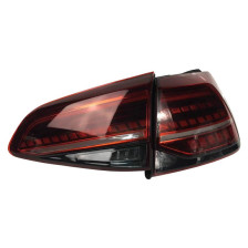 Set LED Achterlichten  Volkswagen Golf VII 2012-2017 & Facelift (7.5) 2017- excl. Variant - Rood/Smoke - incl. Dynamic Running Light