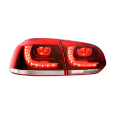 Set R-Look LED Achterlichten  Volkswagen Golf VI 2008-2012 excl. Variant - Rood/Helder