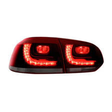 Set R-Look LED Achterlichten  Volkswagen Golf VI 2008-2012 excl. Variant - Rood/Smoke