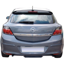 Achterbumperskirt (Diffuser)  Opel Astra H GTC 3-deurs 2005-2009 (ABS)