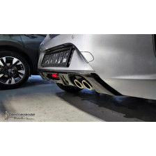 Achterbumperskirt (Diffuser)  Opel Corsa F GS-Line 2019- (ABS)