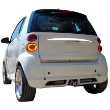 Achterbumperskirt  MCC Smart ForTwo 4/2007- (ABS)