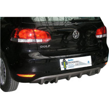 Achterbumperskirt (Diffuser)  Volkswagen Golf VI 3/5-deurs 2008-2012 (ABS)
