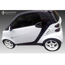 Spatbordverbreders  MCC Smart ForTwo 4/2007- (4-delig) (ABS)