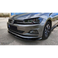 Voorspoiler  Volkswagen Polo (AW) 2017- excl. R-Line/GTi (ABS)