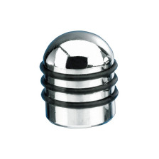 Foliatec AirCaps ventieldoppenset Aluminium - 4 stuks - 3 rubberen ringen