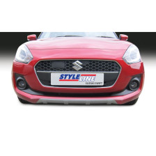 RGM Voorspoiler 'Skid-Plate'  Suzuki Swift IV 5-deurs excl. Sport 5/2017- Zilver 'Ribbed'