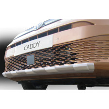 RGM Voorspoiler 'Skid-Plate' passend voor Volkswagen Caddy V Box/MPV 2020- Zilver (ABS)