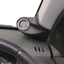 RGM A-Pillarmount Rechts - 1x 52mm - passend voor Peugeot 205 - Zwart (ABS)