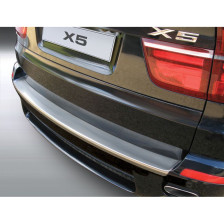 ABS Achterbumper beschermlijst passend voor BMW X5 2007-2013 'Brushed Alu' Look