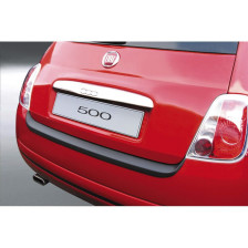 ABS Achterbumper beschermlijst passend voor Fiat 500 10/2007-6/2015 Zwart