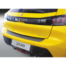 ABS Achterbumper beschermlijst passend voor Peugeot 208 II 5-deurs 2019- Zwart
