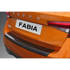 ABS Achterbumper beschermlijst passend voor Skoda Fabia IV 5 deurs 2021- Zwart