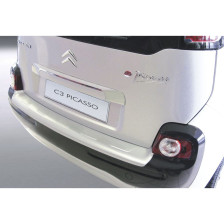 ABS Achterbumper beschermlijst passend voor Citroën C3 Picasso Zilver