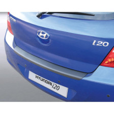 ABS Achterbumper beschermlijst passend voor Hyundai i20 5 deurs 2009-2012 Zwart