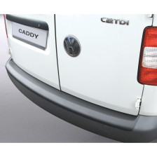 ABS Achterbumper beschermlijst passend voor Volkswagen Caddy II 2004-2015 (voor ongespoten bumpers) Zwart