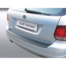 ABS Achterbumper beschermlijst passend voor Volkswagen Golf V Variant Zwart