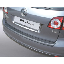 ABS Achterbumper beschermlijst passend voor Volkswagen Golf V Plus Zwart