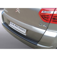 ABS Achterbumper beschermlijst passend voor Citroën C4 Picasso 5-pers. 10/2006-05/2013 Zwart