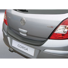 ABS Achterbumper beschermlijst passend voor Opel Corsa D 5 deurs 2006-2014 Zwart