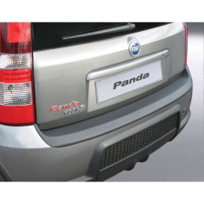 ABS Achterbumper beschermlijst passend voor Fiat Panda 100HP 3 deurs 2006-2012 Zwart