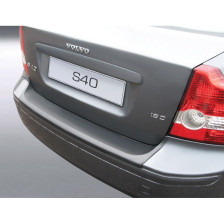 ABS Achterbumper beschermlijst passend voor Volvo S40 2004-2007 Zwart