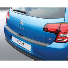 ABS Achterbumper beschermlijst passend voor Citroën C3 2010-2016 Zwart