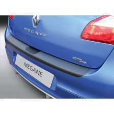 ABS Achterbumper beschermlijst passend voor Renault Megane III HB 5 deurs 2008-2016 Zwart