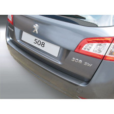 ABS Achterbumper beschermlijst passend voor Peugeot 508 SW 2011-2019 Zwart