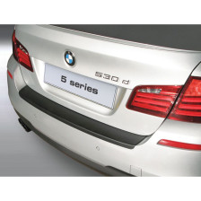 ABS Achterbumper beschermlijst passend voor BMW 5-Serie F10 Sedan 2010-2016 'M-Sport' Zwart