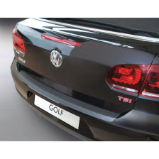 ABS Achterbumper beschermlijst passend voor Volkswagen Golf VI Cabrio 2011- Zwart