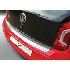 ABS Achterbumper beschermlijst passend voor Volkswagen Up! 2011-6/2016 'Brushed Alu' Look