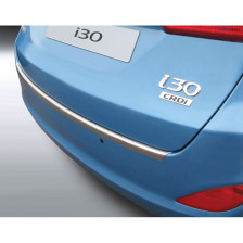 ABS Achterbumper beschermlijst passend voor Hyundai i30 Tourer 2012-2017 'Brushed Alu' Look