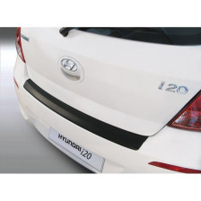 ABS Achterbumper beschermlijst passend voor Hyundai i20 3/5 deurs 2012-2014 Zwart