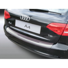 ABS Achterbumper beschermlijst passend voor Audi A4 Avant 2012-2015 (excl. S4) 'Brushed Alu' Look