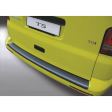 ABS Achterbumper beschermlijst passend voor Volkswagen T5 Caravelle 2012-2015 (voor gespoten bumpers) Zwart